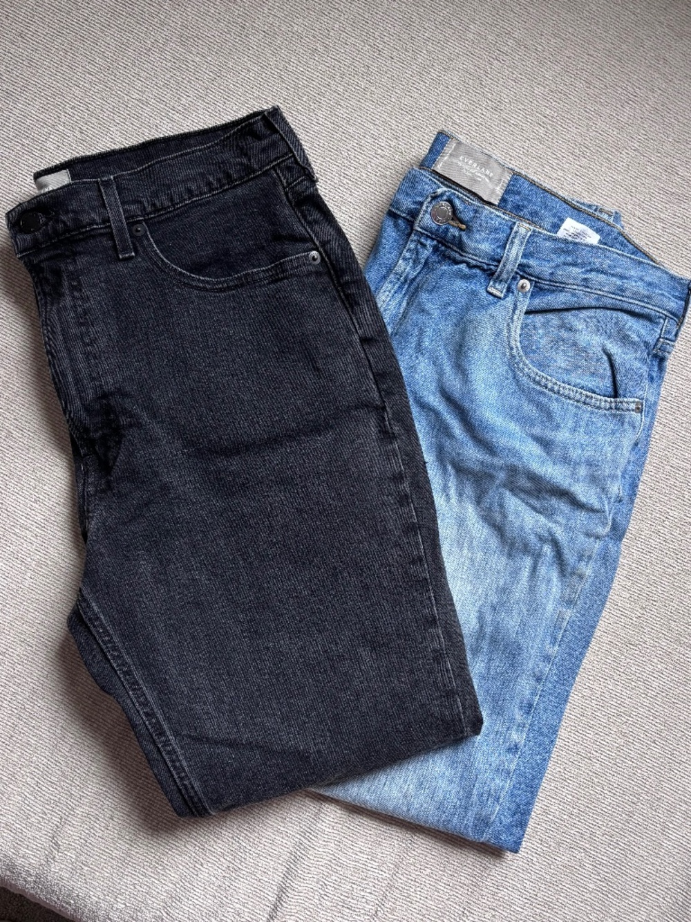 Everlane Black & Blue Jean Bundle of 2